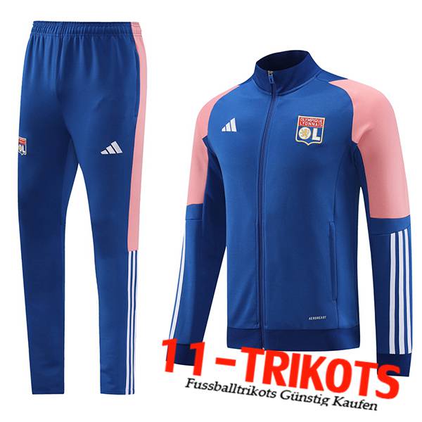 lyon Trainingsanzug Trainingsjacke Blau/Rosa 2023/2024