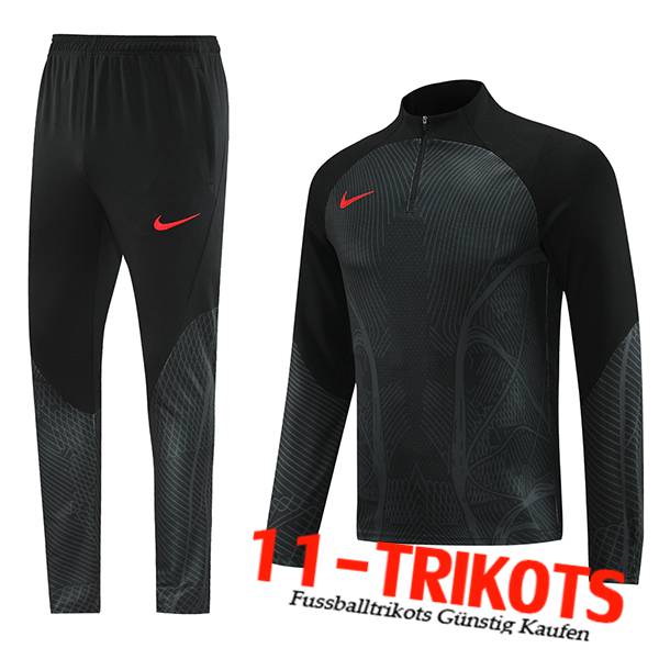 Nike Trainingsanzug Schwarz 2023/2024 -04