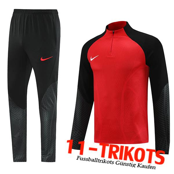 Nike Trainingsanzug Rot/Schwarz 2023/2024