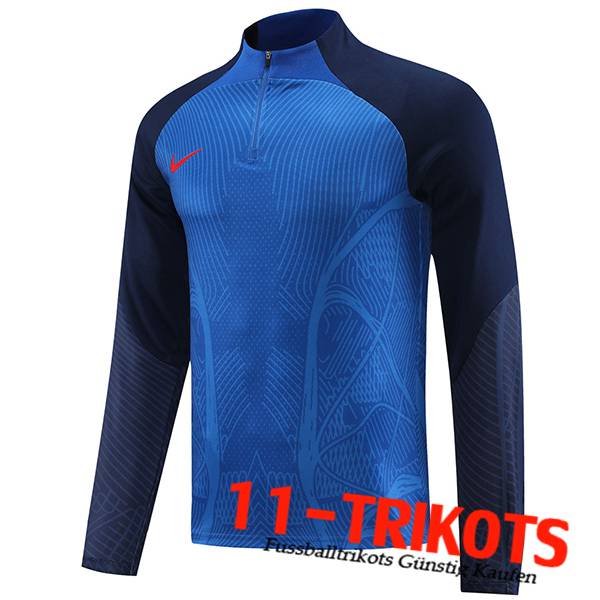 Nike Training Sweatshirt Blau/Schwarz 2023/2024