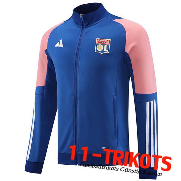 lyon Trainingsjacke Blau/Rosa 2023/2024