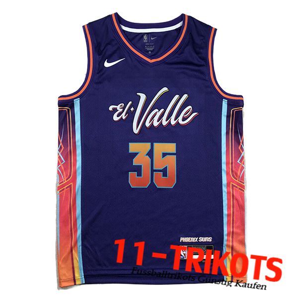 Phoenix Suns Trikot (DURANT #35) 2023/24 lila/Orange -02