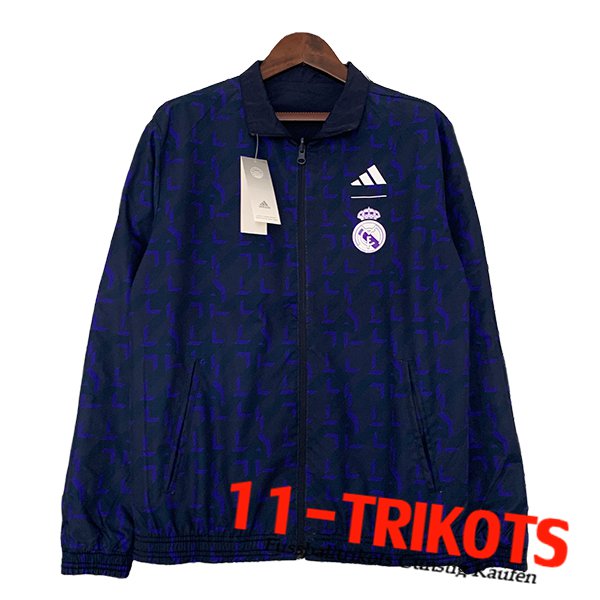 Real Madrid Windjacke Dunkelblau 2023/2024