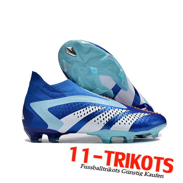 Adidas Fussballschuhe PREDATOR ACCURACY+ FG BOOTS Blau/Weiß