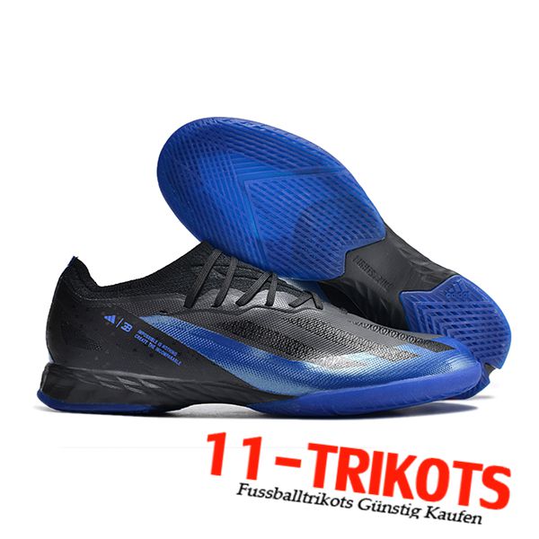 Adidas Fussballschuhe X CRAZYFAST.1 IC BOOTS Schwarz/Blau