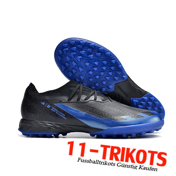 Adidas Fussballschuhe X CRAZYFAST.1 TF BOOTS Schwarz/Blau