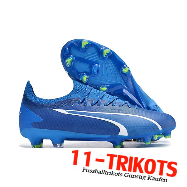 PUMA Fussballschuhe Ultra Ultimate FG Blau/Weiß