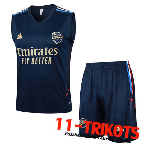 Arsenal Trainings-Tanktop + Short Dunkelblau 2024/2025