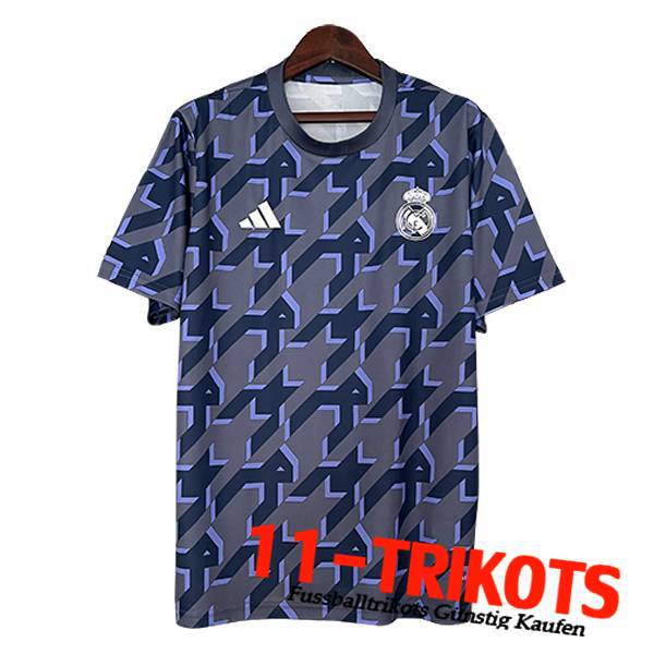 Real Madrid Trainingstrikot Grau/Blau/lila 2024/2025