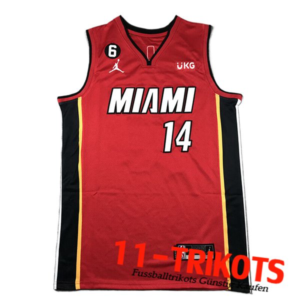 Miami Heat Trikot (HERRO #14) 2024/25 Rot/Schwarz