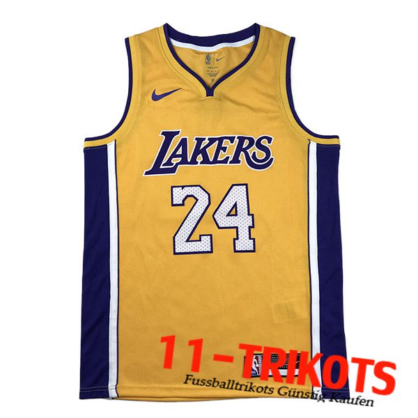 Los Angeles Lakers Trikot (BRYANT #24) 2024/25 Gelb/lila