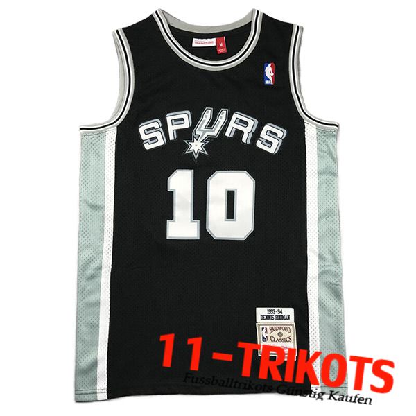 San Antonio Spurs Trikot (ROOMAN #10) 2024/25 Schwarz/Weiß/Grün