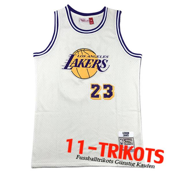 Los Angeles Lakers Trikot (JAMES #23) 2024/25 Weiß/Gelb/Blau