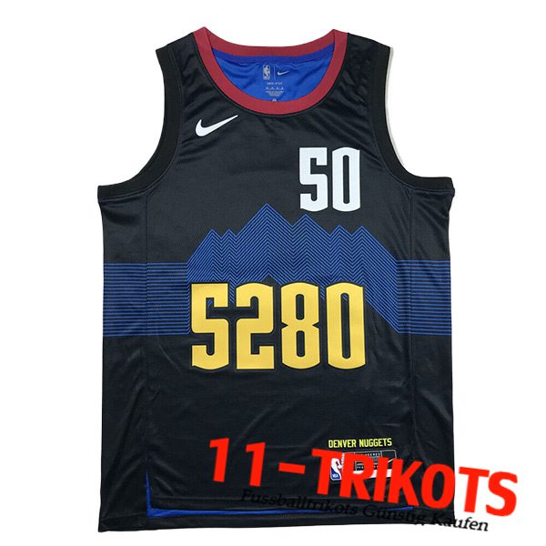 Denver Nuggets Trikot (GORDON #50) 2024/25 Schwarz/Blau