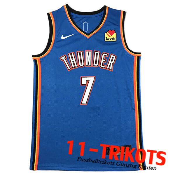 Oklahoma City Thunder Trikot (HOLMGREN #7) 2024/25 Blau/Orange