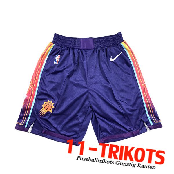 Phoenix Suns Shorts NBA 2024/25 lila/Orange -02