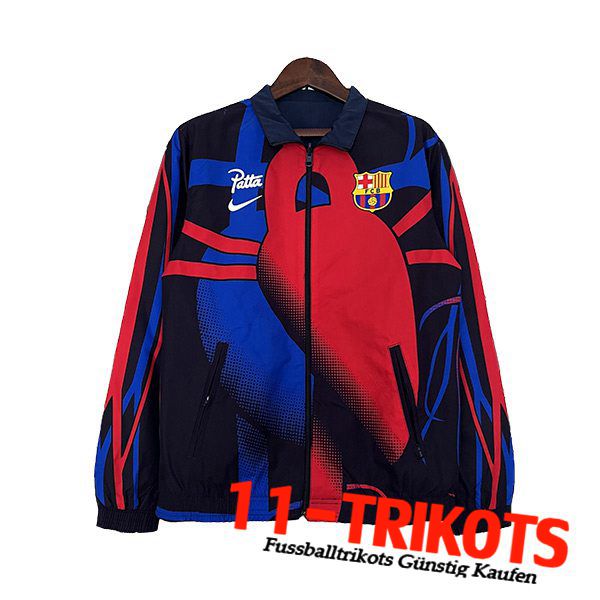 FC Barcelona Windjacke Schwarz/Blau/Rot 2023/2024