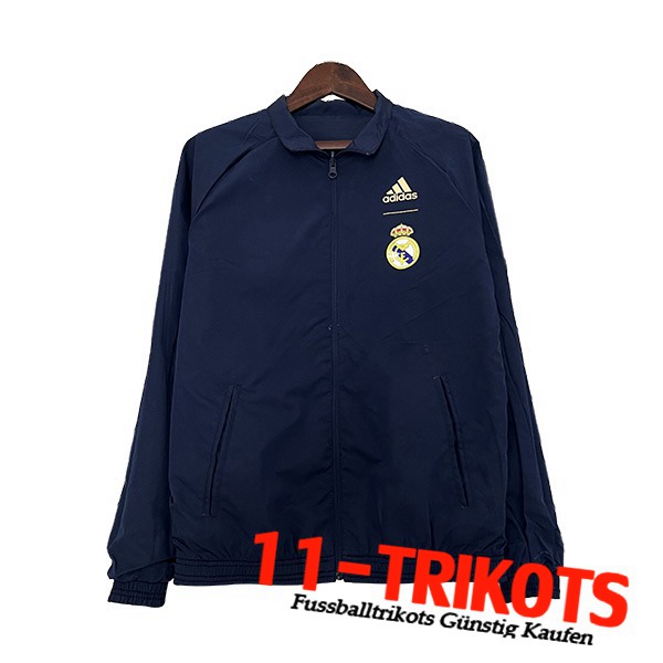 Real Madrid Windjacke Dunkelblau 2024/2025