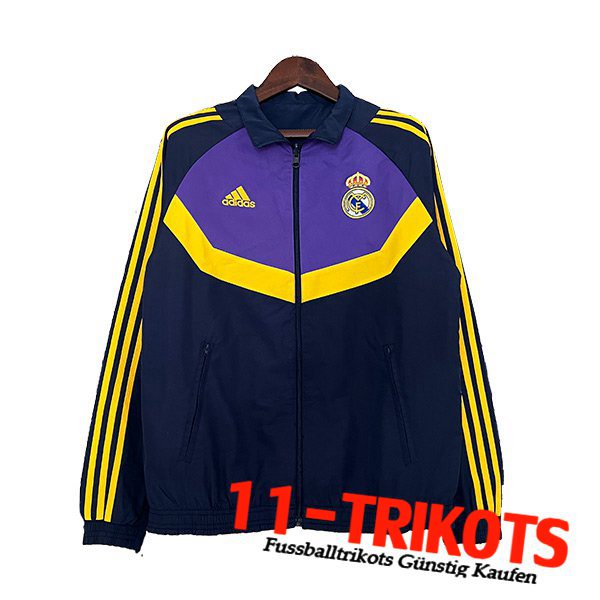 Real Madrid Windjacke Schwarz/lila/Gelb 2024/2025