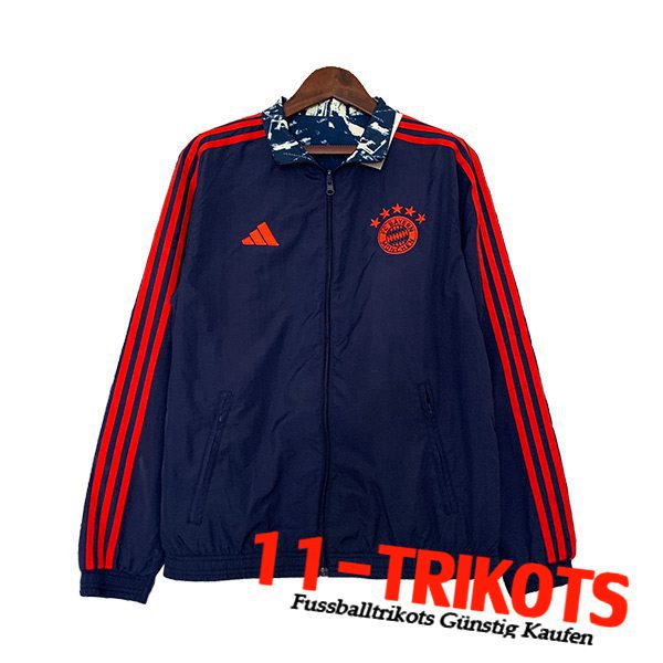 Bayern Munchen Windjacke Blau/Rot 2023/2024