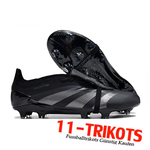 Adidas Fussballschuhe Predator Elite Tongue FG Schwarz