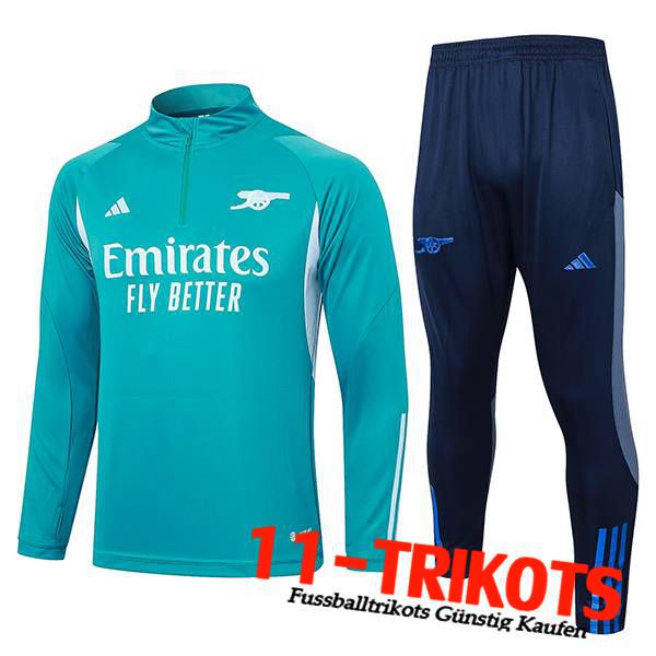 Arsenal Trainingsanzug Grün/Blau 2024/2025