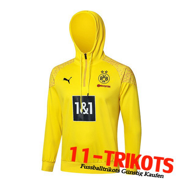 Dortmund Training Sweatshirt Mit Kapuze Gelb/Schwarz 2024/2025