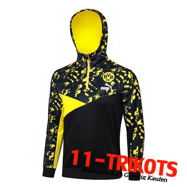 Dortmund Training Sweatshirt Mit Kapuze Schwarz/Gelb 2024/2025