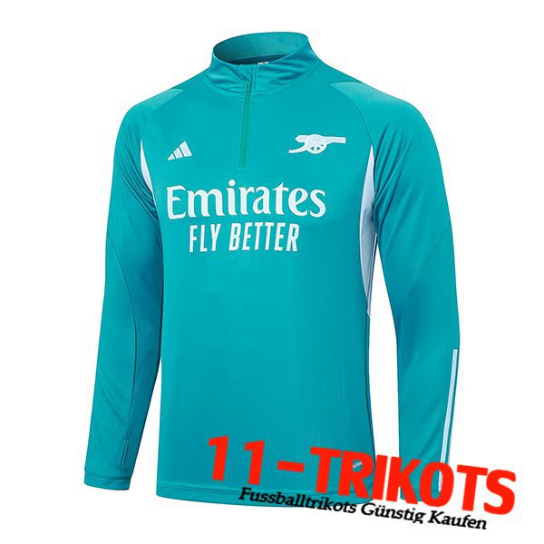 Arsenal Training Sweatshirt Grün/Blau 2024/2025