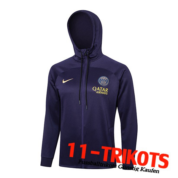 PSG Trainingsjacke Mit Kapuze lila 2024/2025