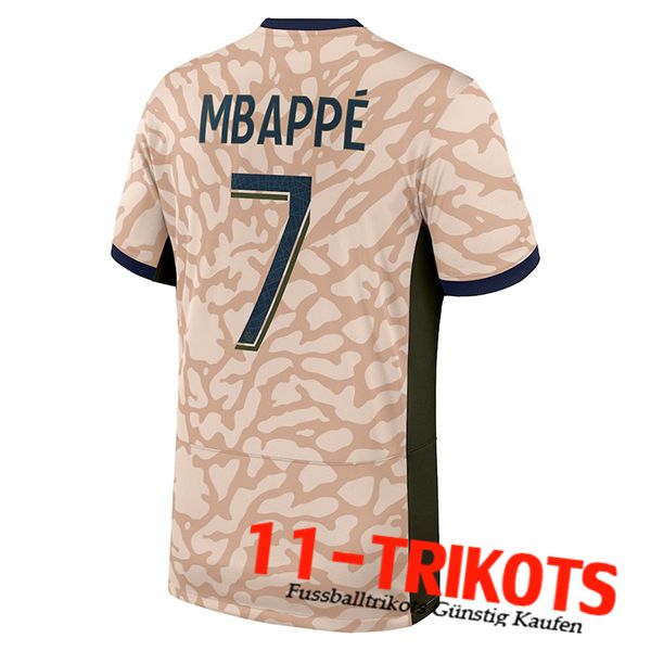 PSG Fussball Trikots （MBAPPÉ #7) 2023/2024 Vierte