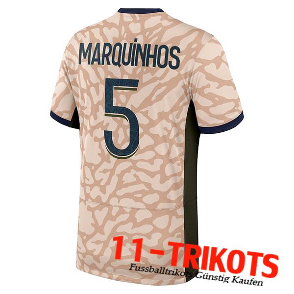 PSG Fussball Trikots （MARQUINHOS #5) 2023/2024 Vierte