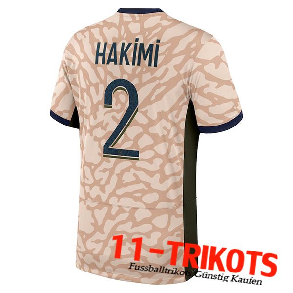 PSG Fussball Trikots （HAKIMI #2) 2023/2024 Vierte