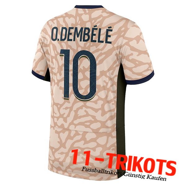 PSG Fussball Trikots （O.DEMBÉLÉ #10) 2023/2024 Vierte