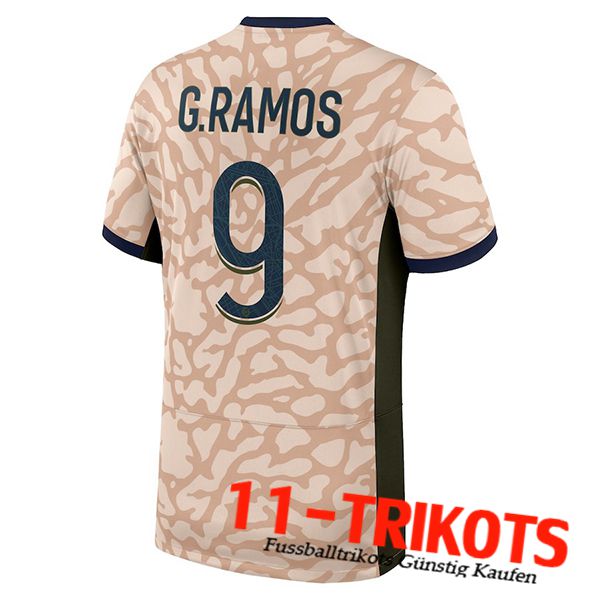 PSG Fussball Trikots （G.RAMOS #9) 2023/2024 Vierte
