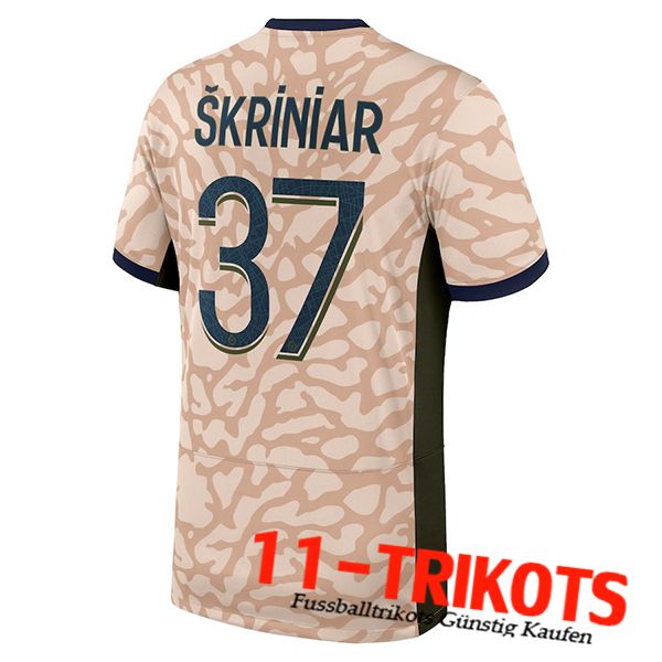 PSG Fussball Trikots （SKRINIAR #37) 2023/2024 Vierte