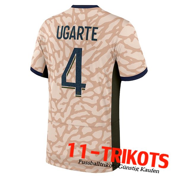 PSG Fussball Trikots （UGARTE #4) 2023/2024 Vierte