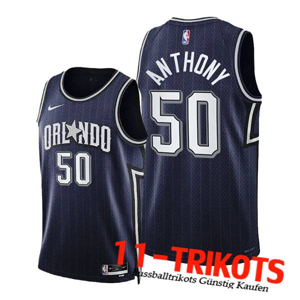 Orlando Magic Trikot (ANTHONY #50) 2024/25 Schwarz/Grau