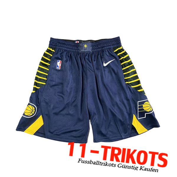 Indiana Pacers Shorts NBA 2024/25 Blau/Gelb