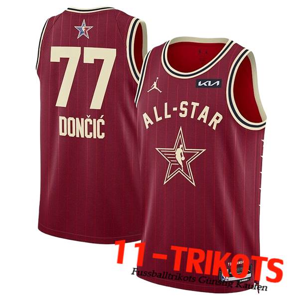 American All-Star Trikot (DONCIC #77) 2024/25 Rot/Gelb