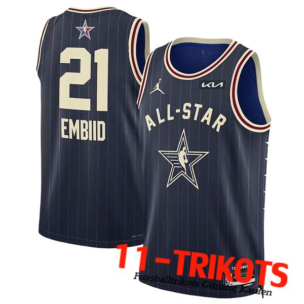 American All-Star Trikot (EMBIID #21) 2024/25 Blau/Gelb
