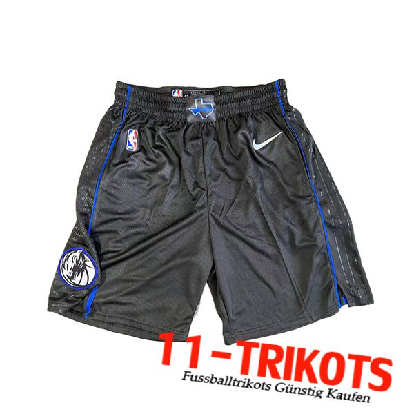 Dallas Mavericks Shorts NBA 2024/25 Schwarz/Blau