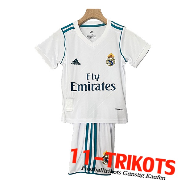 Real Madrid Retro Kinder Heimtrikot 2017/2018