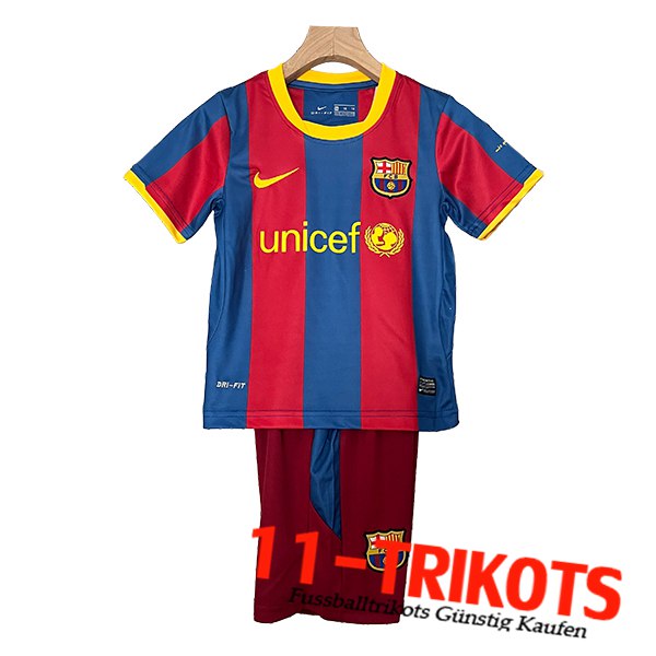 FC Barcelona Retro Kinder Heimtrikot 2010/2011