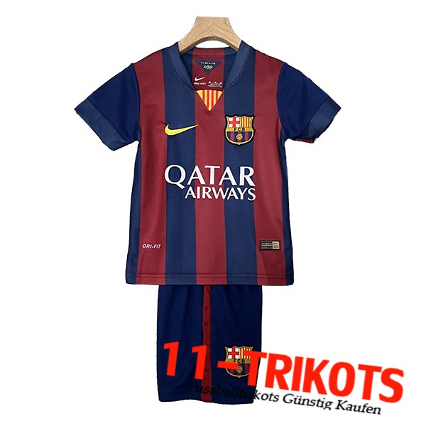 FC Barcelona Retro Kinder Heimtrikot 2014/2015