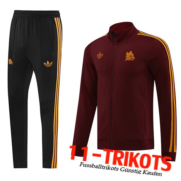 AS Roma Trainingsanzug (Jacke) Rot/Gelb/Schwarz 2024/2025