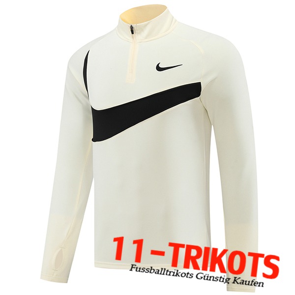 Nike Training Sweatshirt Beige/Schwarz 2024/2025
