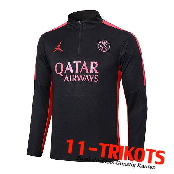 PSG Training Sweatshirt Schwarz/Rot 2024/2025