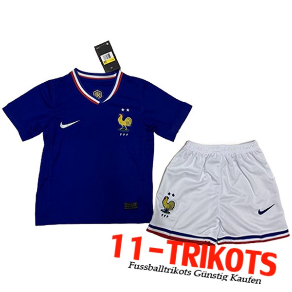 Frankreich Kinder Heimtrikot 2024/2025