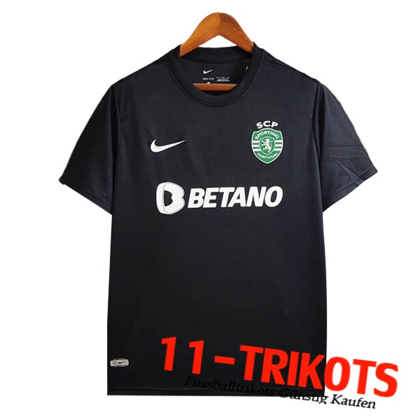 Sporting Lisbon Trainingstrikot Schwarz/Weiß 2024/2025